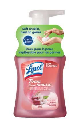 LYSOL Foam Antibacterial Handwash  Rose  Cherry in Bloom